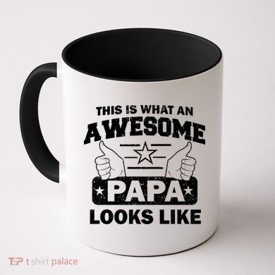 This Is What An Awesome Papa Looks Like Coffee Mug