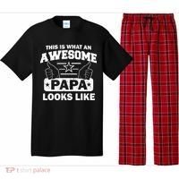 This Is What An Awesome Papa Looks Like Pajama Set thumb 0