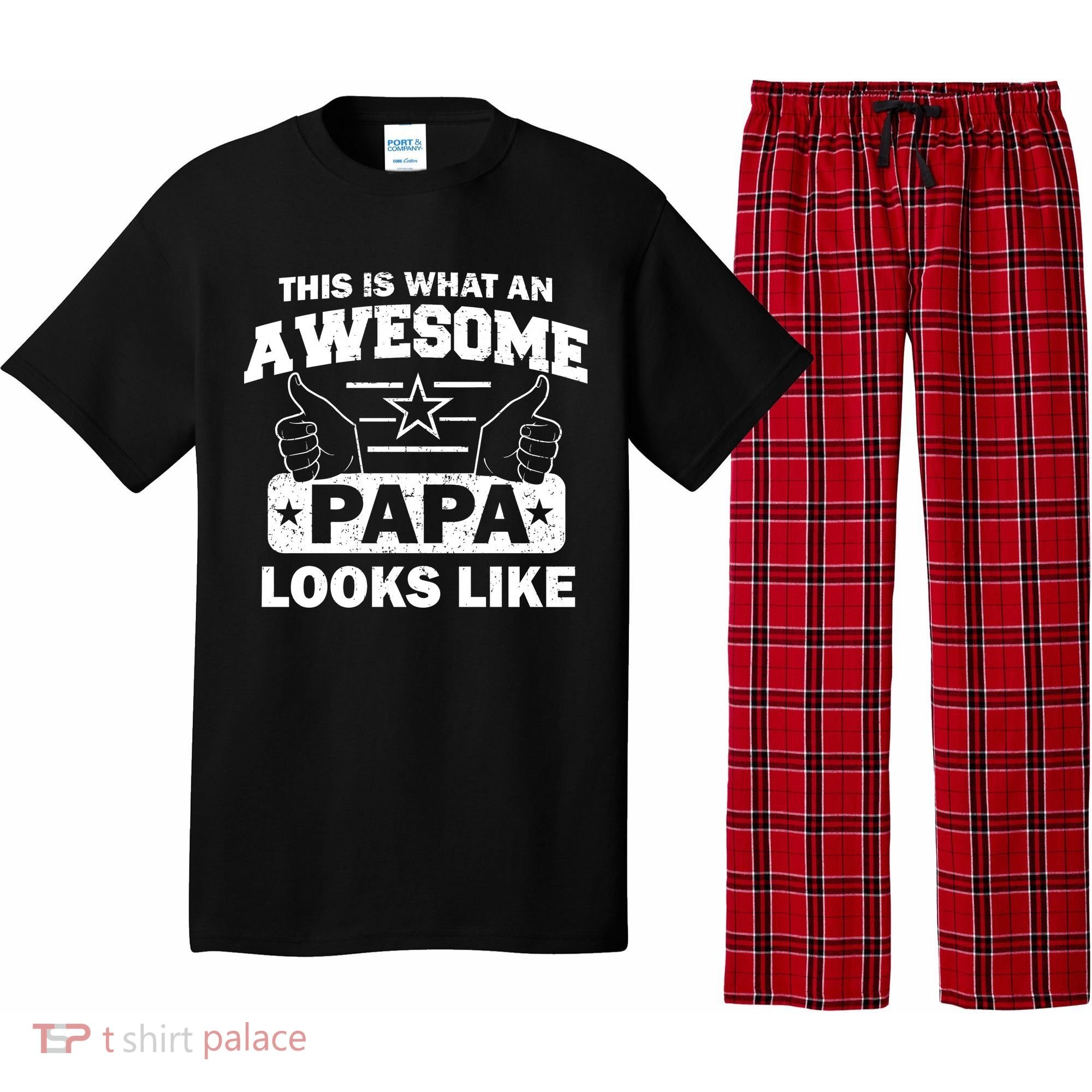 This Is What An Awesome Papa Looks Like Pajama Set