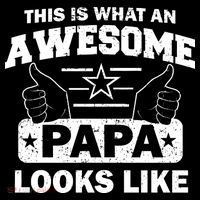 This Is What An Awesome Papa Looks Like Women's Hoodie thumb 2