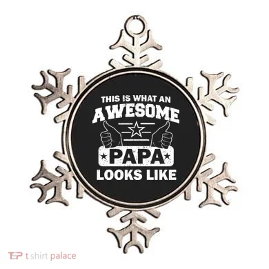 This Is What An Awesome Papa Looks Like Ornament