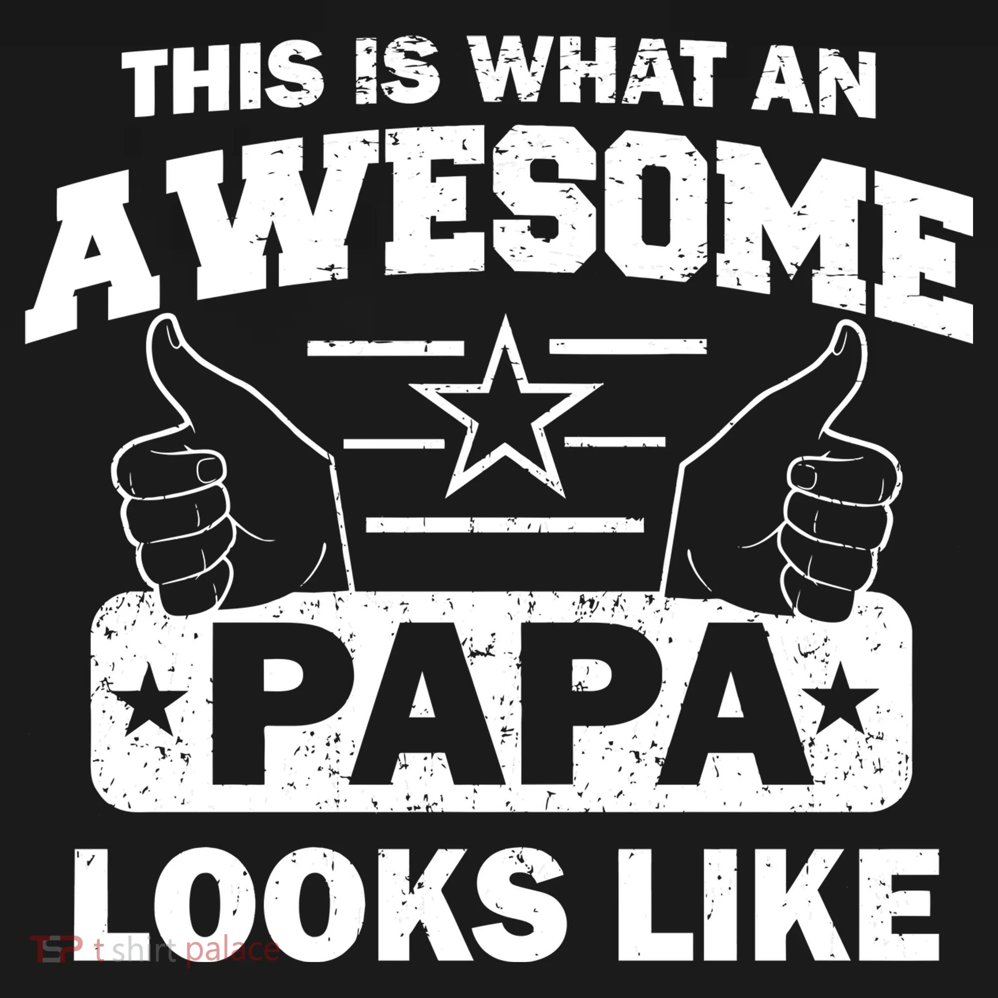 This Is What An Awesome Papa Looks Like Kids Sweatshirt