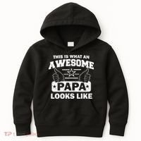 This Is What An Awesome Papa Looks Like Kids Hoodie thumb 0