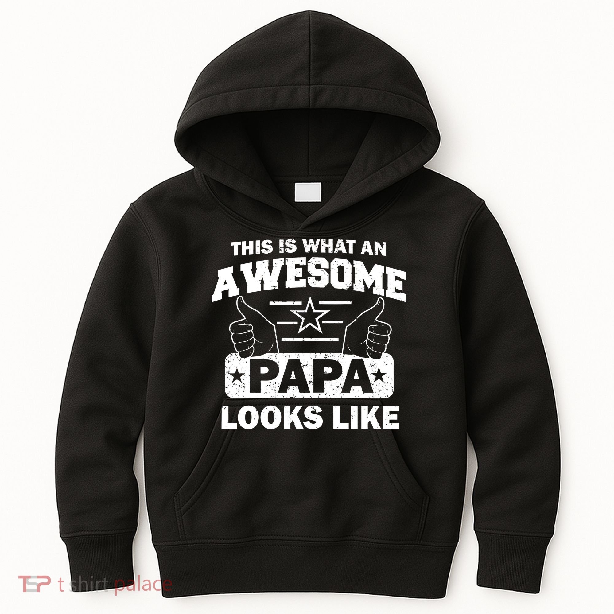 This Is What An Awesome Papa Looks Like Kids Hoodie