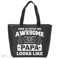 This Is What An Awesome Papa Looks Like Tote Bag thumb 0
