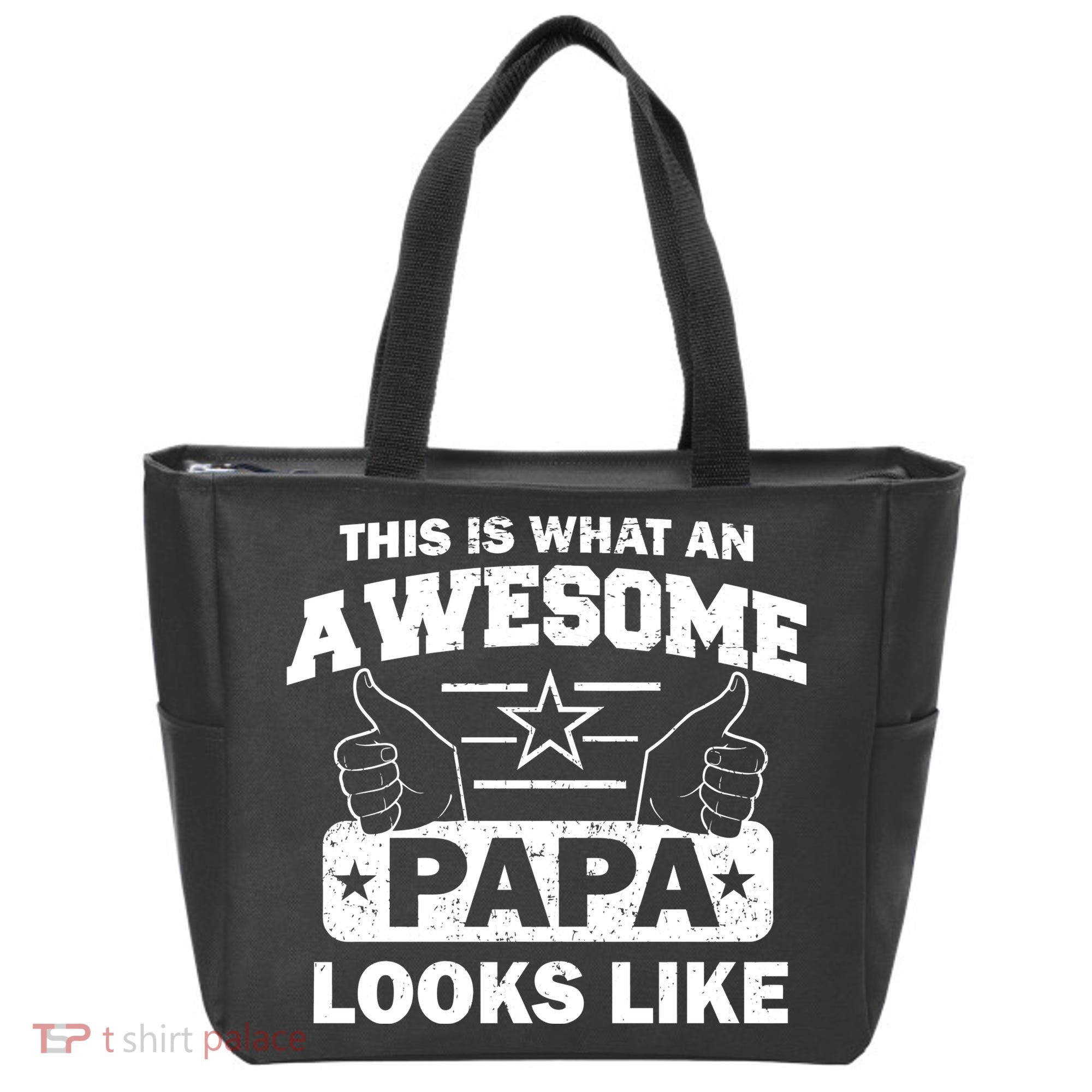 This Is What An Awesome Papa Looks Like Tote Bag