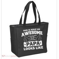 This Is What An Awesome Papa Looks Like Tote Bag thumb 2