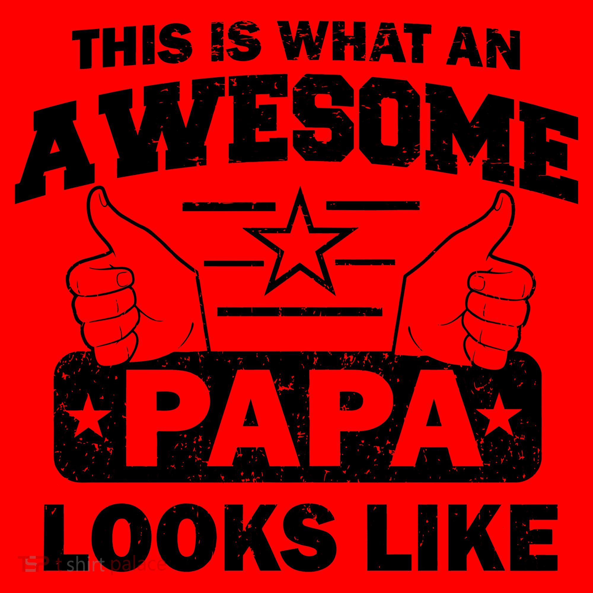 This Is What An Awesome Papa Looks Like Santa Hat