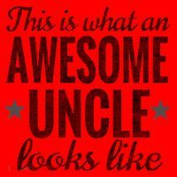 This Is What An Awesome Uncle Looks Like Santa Hat thumb 1