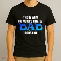 This Is What The World's Greatest Dad Looks Like T-Shirt thumb 3