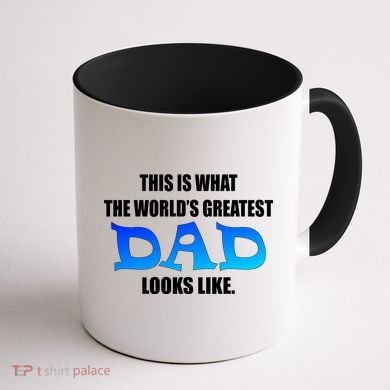 This Is What The World's Greatest Dad Looks Like Coffee Mug back