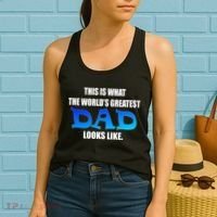 This Is What The World's Greatest Dad Looks Like Women's Tank Top thumb 2