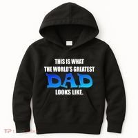 This Is What The World's Greatest Dad Looks Like Kids Hoodie thumb 0