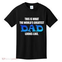 This Is What The World's Greatest Dad Looks Like Kids T-Shirt thumb 0