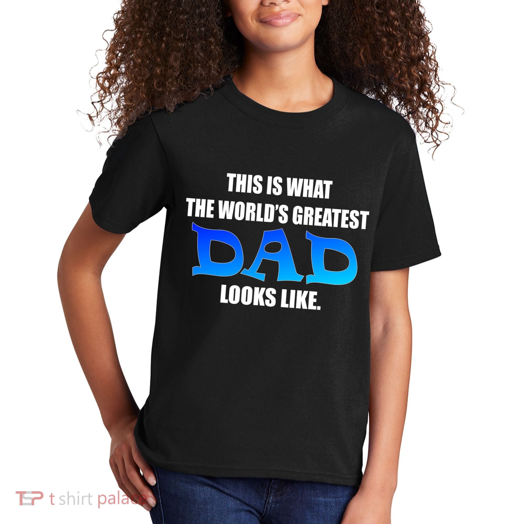 This Is What The World's Greatest Dad Looks Like Kids T-Shirt