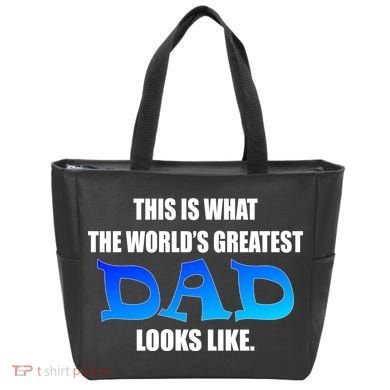 This Is What The World's Greatest Dad Looks Like Tote Bag