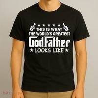 This Is What The World's Greatest GodFather Looks Like T-Shirt thumb 3