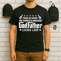 This Is What The World's Greatest GodFather Looks Like T-Shirt thumb 6