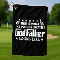 This Is What The World's Greatest GodFather Looks Like Golf Towel thumb 1