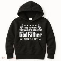 This Is What The World's Greatest GodFather Looks Like Kids Hoodie thumb 0