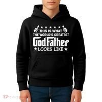 This Is What The World's Greatest GodFather Looks Like Kids Hoodie thumb 4