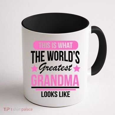 This Is What The Worlds Greatest Grandma Looks Like Coffee Mug back