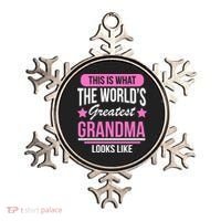 This Is What The Worlds Greatest Grandma Looks Like Ornament thumb 0