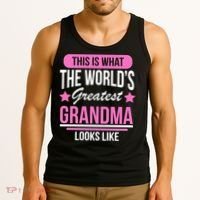 This Is What The Worlds Greatest Grandma Looks Like Tank Top thumb 3