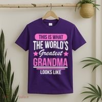 This Is What The Worlds Greatest Grandma Looks Like T-Shirt thumb 2