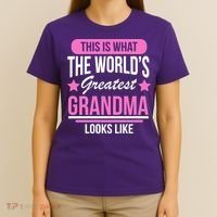 This Is What The Worlds Greatest Grandma Looks Like T-Shirt thumb 4