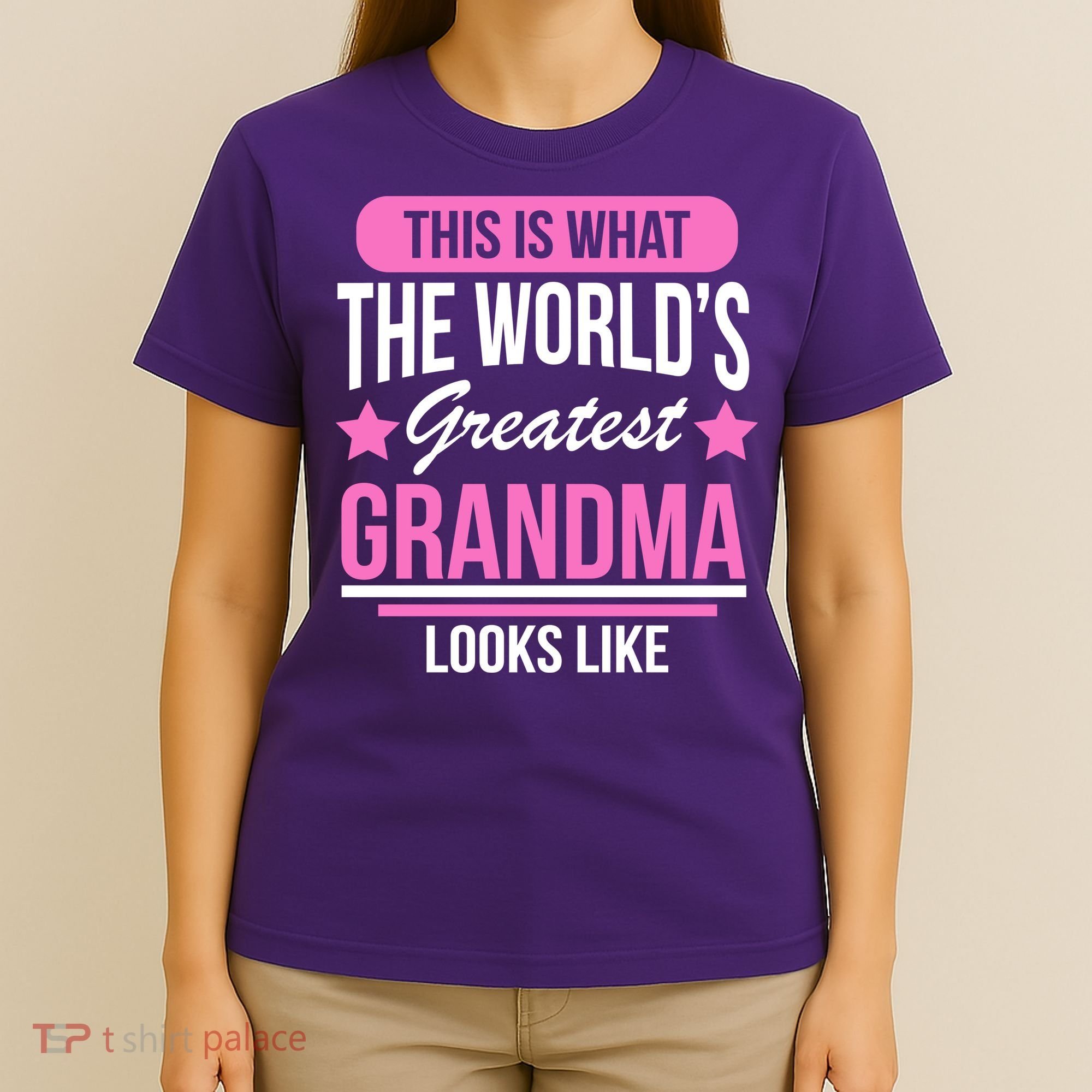 This Is What The Worlds Greatest Grandma Looks Like T-Shirt