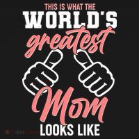 This Is What The World's Greatest Mom Looks Like Ornament thumb 1