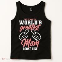This Is What The World's Greatest Mom Looks Like Tank Top thumb 2