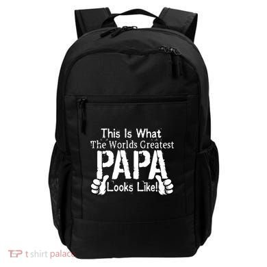 This Is What The World's Greatest Papa Looks Like Backpack