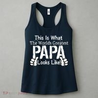 This Is What The World's Greatest Papa Looks Like Women's Tank Top thumb 3