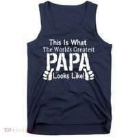 This Is What The World's Greatest Papa Looks Like Tank Top thumb 0