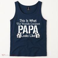 This Is What The World's Greatest Papa Looks Like Tank Top thumb 2