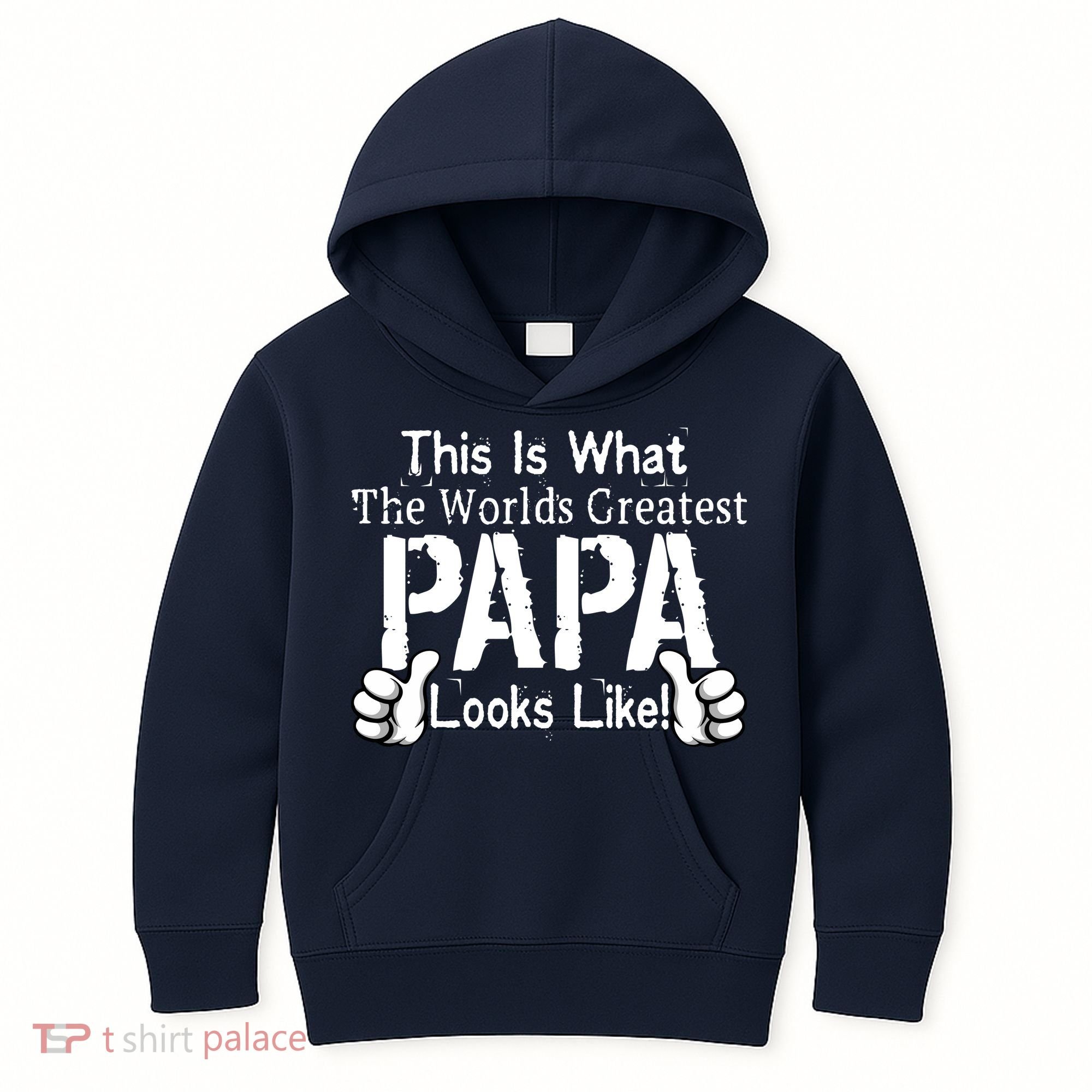 This Is What The World's Greatest Papa Looks Like Kids Hoodie