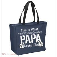 This Is What The World's Greatest Papa Looks Like Tote Bag thumb 2