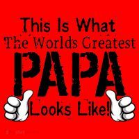 This Is What The World's Greatest Papa Looks Like Santa Hat thumb 1