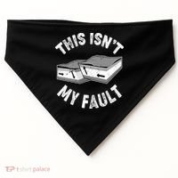 This Isn't My Fault Funny Geology USA-Made Doggie Bandana thumb 0