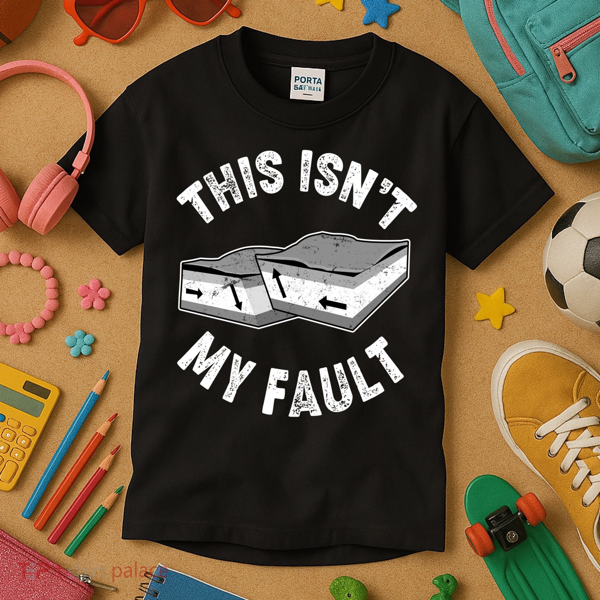 This Isn't My Fault Funny Geology Kids T-Shirt