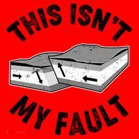 This Isn't My Fault Funny Geology Santa Hat thumb 1