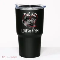 This Kid Loves To Fish Tumbler thumb 0