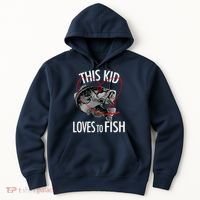 This Kid Loves To Fish Hoodie thumb 0