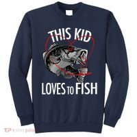This Kid Loves To Fish Sweatshirt thumb 0