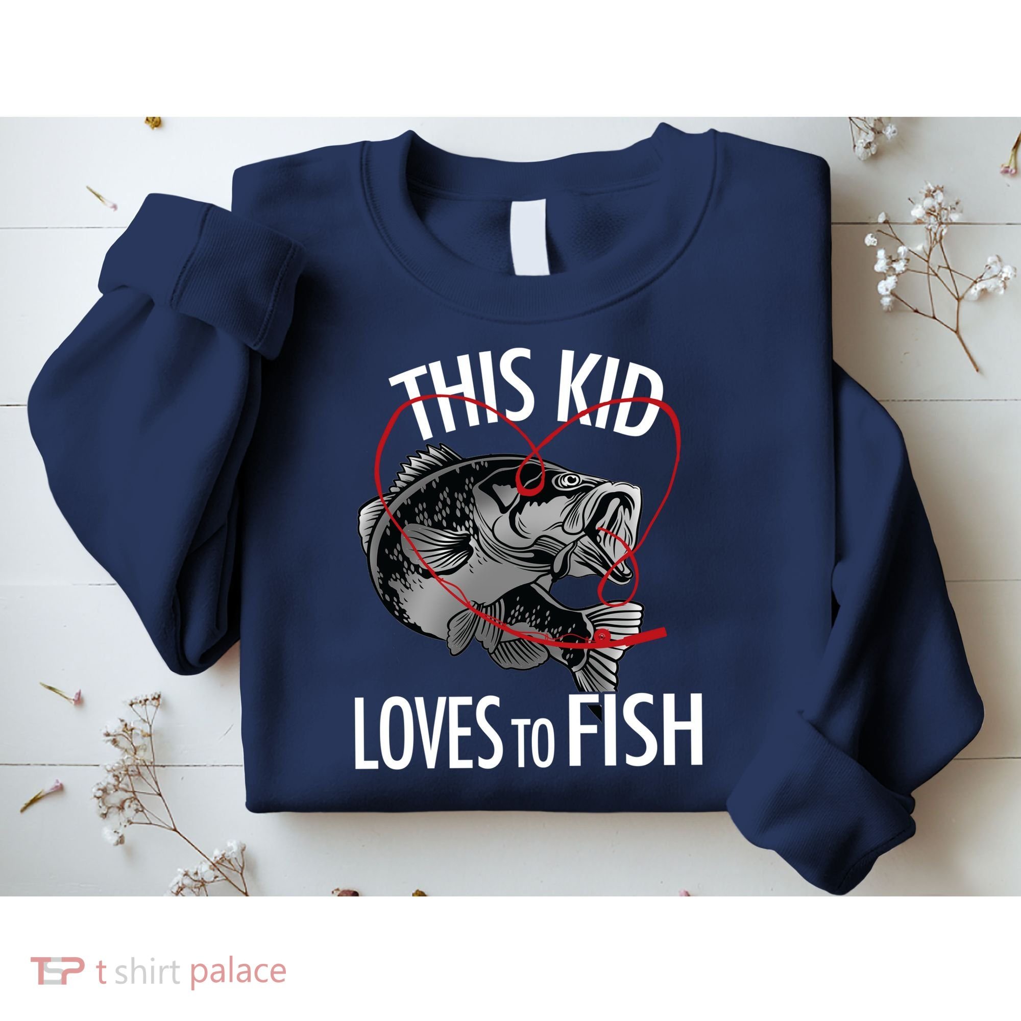 This Kid Loves To Fish Sweatshirt