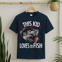 This Kid Loves To Fish T-Shirt thumb 2