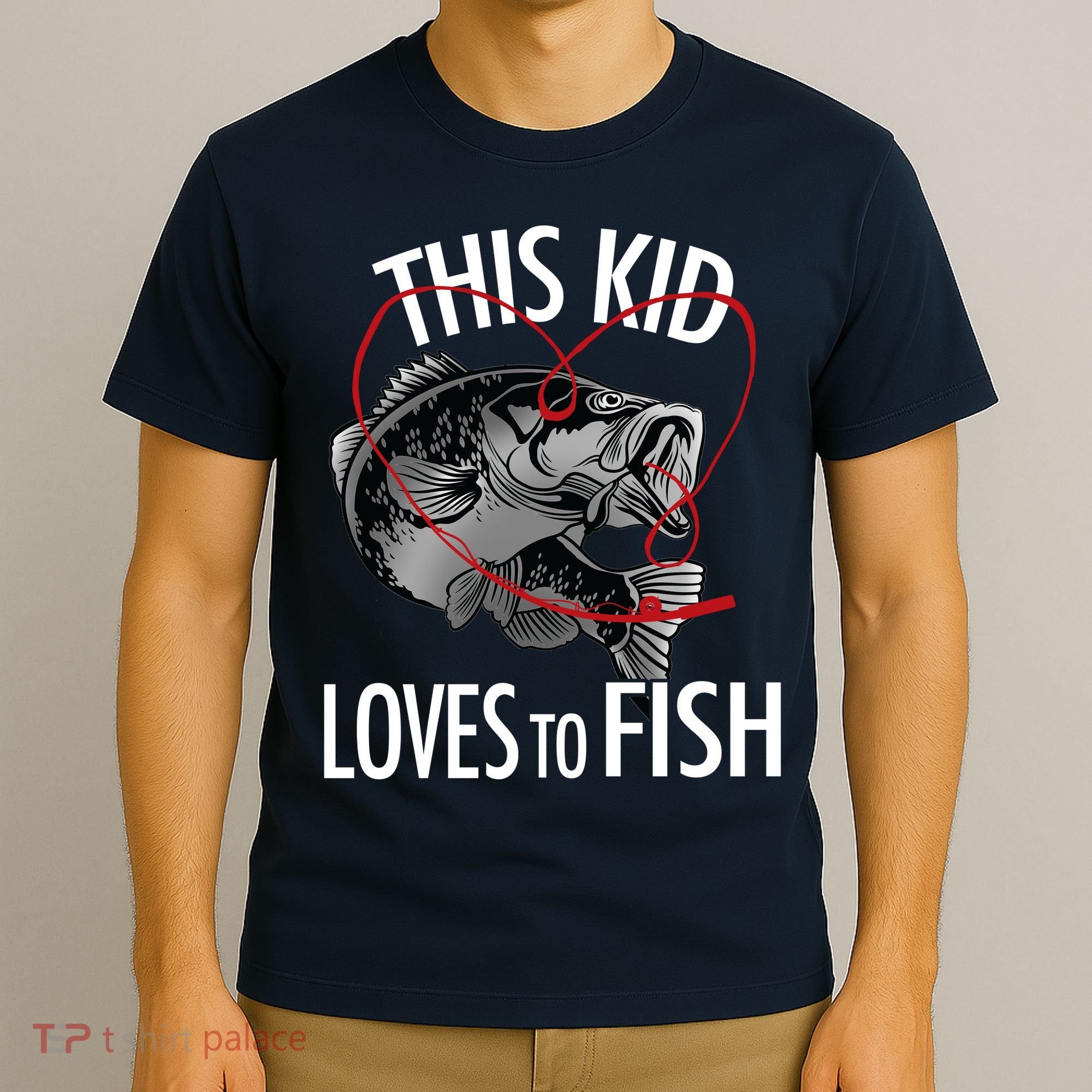 This Kid Loves To Fish T-Shirt