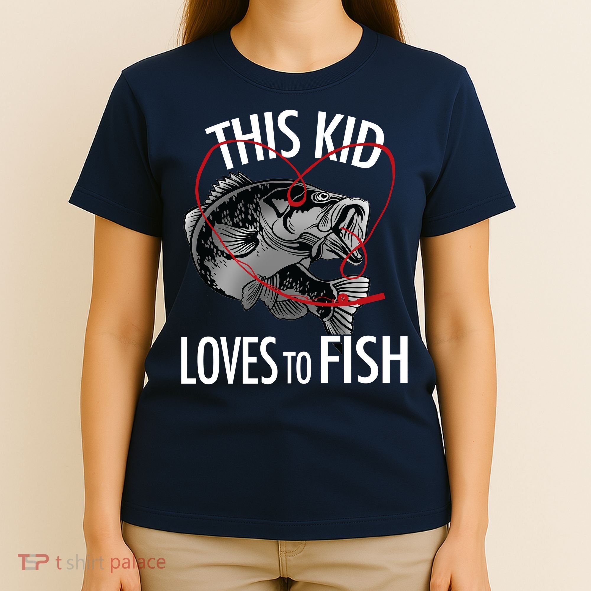 This Kid Loves To Fish T-Shirt